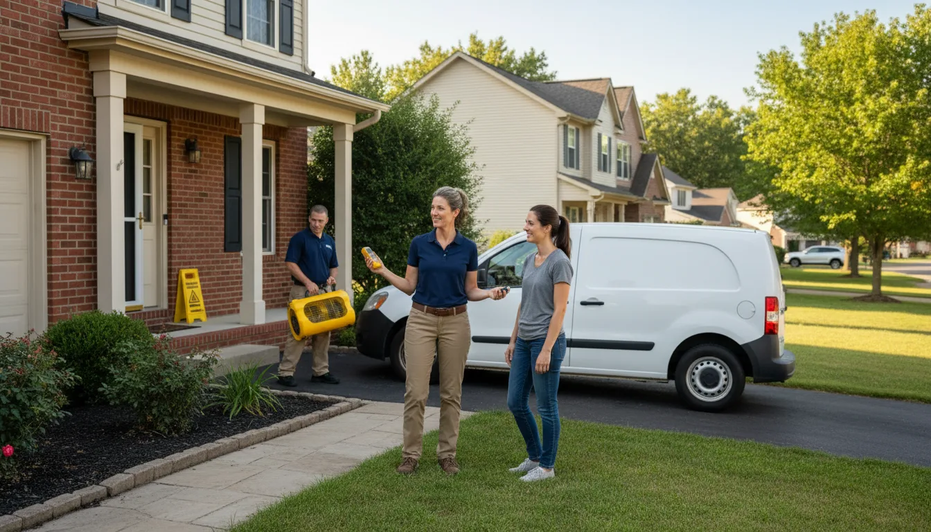 Water restoration image for Fire And Smoke Damage Restoration in Rawlings, MD